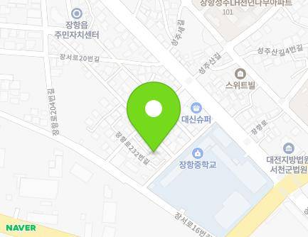 21-13 Janghang-ro 232beon-gil, Janghang-eup, Seocheon-gun, Chungcheongnam-do, Republic of Korea Map