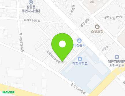 21-11 Janghang-ro 232beon-gil, Janghang-eup, Seocheon-gun, Chungcheongnam-do, Republic of Korea Map