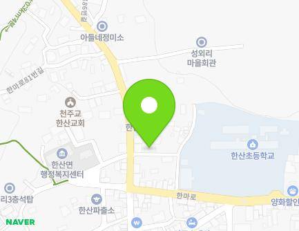 1-1 Hanma-ro 68beon-gil, Hansan-myeon, Seocheon-gun, Chungcheongnam-do, Republic of Korea Map