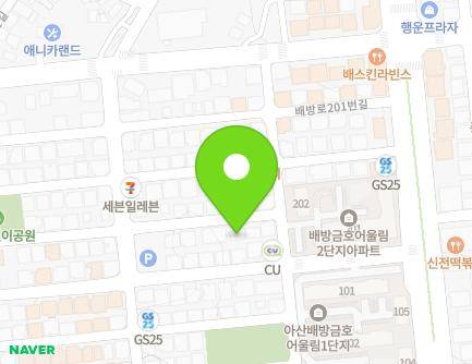 20-12 Baebang-ro 187beon-gil, Baebang-eup, Asan-si, Chungcheongnam-do, Republic of Korea Map