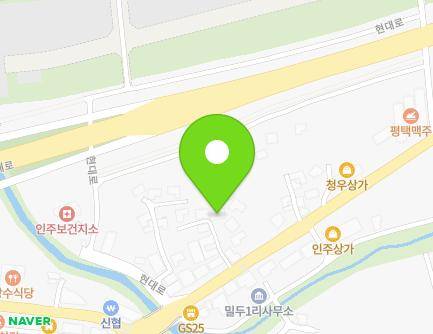 1317-8 Hyundai-ro, Inju-myeon, Asan-si, Chungcheongnam-do, Republic of Korea Map