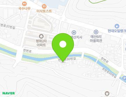 21-1 Cheonbyeon-ro 90beon-gil, Yesan-eup, Yesan-gun, Chungcheongnam-do, Republic of Korea Map