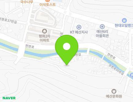 23-1 Cheonbyeon-ro 90beon-gil, Yesan-eup, Yesan-gun, Chungcheongnam-do, Republic of Korea Map