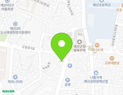 27 Sajik-ro, Yesan-eup, Yesan-gun, Chungcheongnam-do, Republic of Korea Map