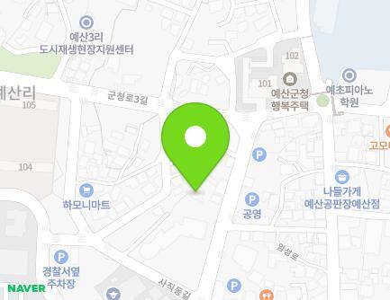 21-1 Sajik-ro, Yesan-eup, Yesan-gun, Chungcheongnam-do, Republic of Korea Map