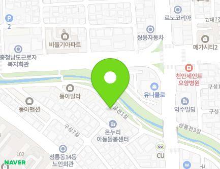 28 Samnyongcheon 1-gil, Dongnam-gu, Cheonan-si, Chungcheongnam-do, Republic of Korea Map