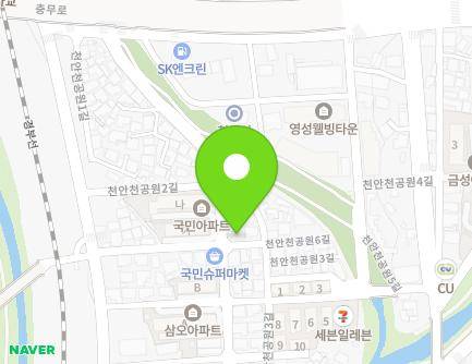 25 Cheonancheongongwon 6-gil, Dongnam-gu, Cheonan-si, Chungcheongnam-do, Republic of Korea Map