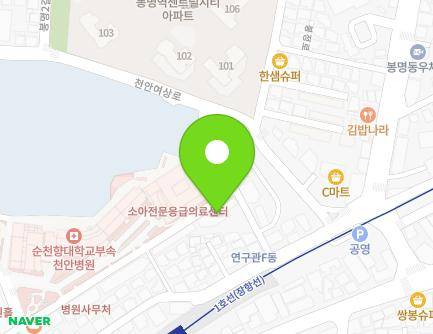 60 soonchunhyang 4-gil, Dongnam-gu, Cheonan-si, Chungcheongnam-do, Republic of Korea Map