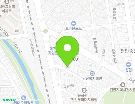 16-2 Sajik 4-gil, Dongnam-gu, Cheonan-si, Chungcheongnam-do, Republic of Korea Map