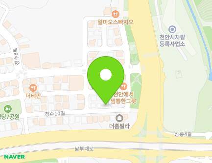 4-111 Cheongsu 10-gil, Dongnam-gu, Cheonan-si, Chungcheongnam-do, Republic of Korea Map