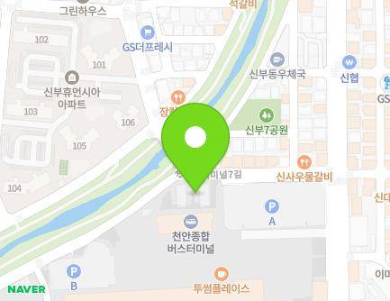 43 Mannam-ro, Dongnam-gu, Cheonan-si, Chungcheongnam-do, Republic of Korea Map