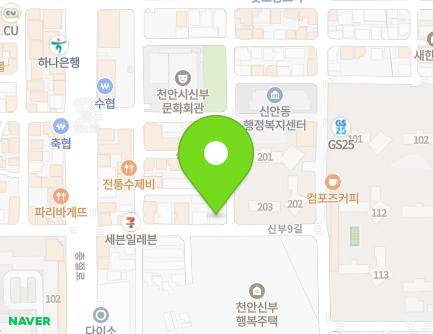 13 Sinbu 9-gil, Dongnam-gu, Cheonan-si, Chungcheongnam-do, Republic of Korea Map