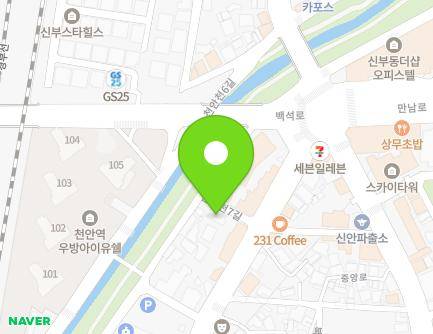 32-2 Cheonancheon 7-gil, Dongnam-gu, Cheonan-si, Chungcheongnam-do, Republic of Korea Map