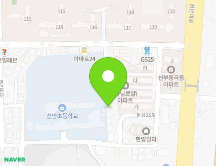 22-7 Sinbu 8-gil, Dongnam-gu, Cheonan-si, Chungcheongnam-do, Republic of Korea Map