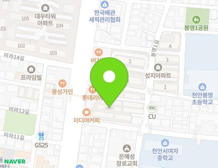 47 Bongmyeong 1-gil, Dongnam-gu, Cheonan-si, Chungcheongnam-do, Republic of Korea Map