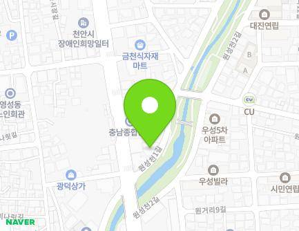 31 Wonseongcheon 1-gil, Dongnam-gu, Cheonan-si, Chungcheongnam-do, Republic of Korea Map