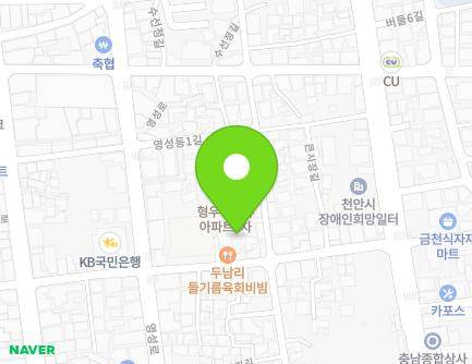 43 Keunsijang-gil, Dongnam-gu, Cheonan-si, Chungcheongnam-do, Republic of Korea Map