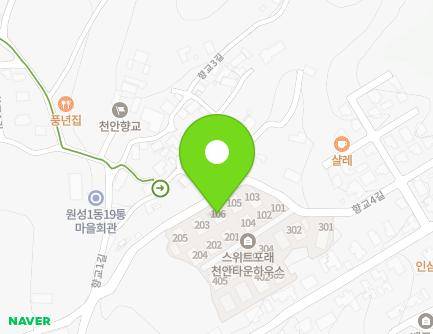 24-2 Hyanggyo 4-gil, Dongnam-gu, Cheonan-si, Chungcheongnam-do, Republic of Korea Map