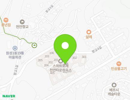 24-1 Hyanggyo 4-gil, Dongnam-gu, Cheonan-si, Chungcheongnam-do, Republic of Korea Map