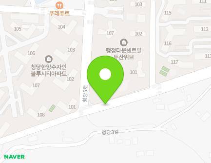 4 Cheongdang 5-ro, Dongnam-gu, Cheonan-si, Chungcheongnam-do, Republic of Korea Map