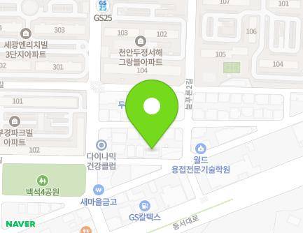 27 Neulpureun 4-gil, Seobuk-gu, Cheonan-si, Chungcheongnam-do, Republic of Korea Map