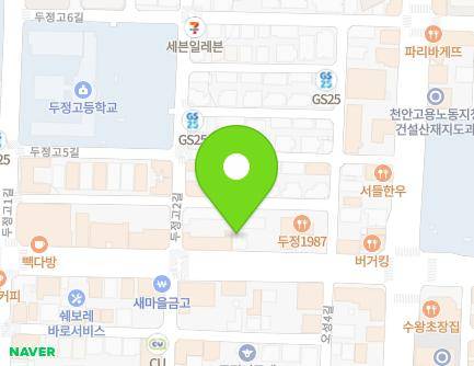 135 Dujeong-ro, Seobuk-gu, Cheonan-si, Chungcheongnam-do, Republic of Korea Map