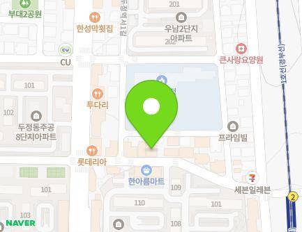 9 Dujeongyeok-gil, Seobuk-gu, Cheonan-si, Chungcheongnam-do, Republic of Korea Map
