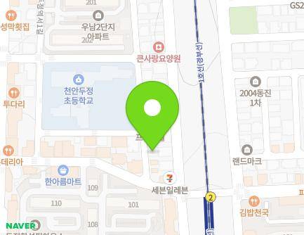 6 Dujeongyeokseo 2-gil, Seobuk-gu, Cheonan-si, Chungcheongnam-do, Republic of Korea Map