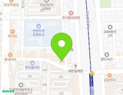 3 Dujeongyeokseo 2-gil, Seobuk-gu, Cheonan-si, Chungcheongnam-do, Republic of Korea Map