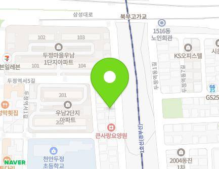 71 Dujeongyeokseo 3-gil, Seobuk-gu, Cheonan-si, Chungcheongnam-do, Republic of Korea Map