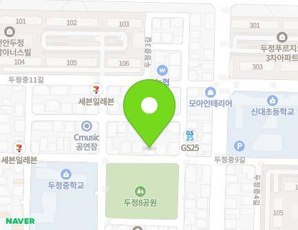 23 Dujeongjung 9-gil, Seobuk-gu, Cheonan-si, Chungcheongnam-do, Republic of Korea Map