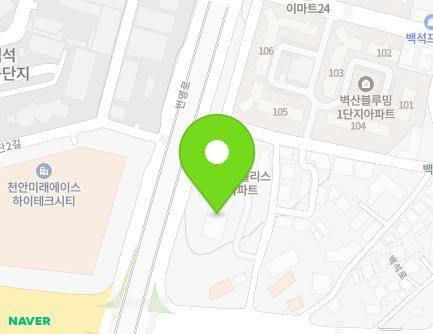 11-7 Baekseok-ro, Seobuk-gu, Cheonan-si, Chungcheongnam-do, Republic of Korea Map