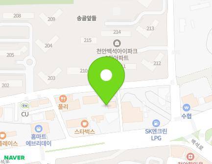 97 Baekseok-ro, Seobuk-gu, Cheonan-si, Chungcheongnam-do, Republic of Korea Map