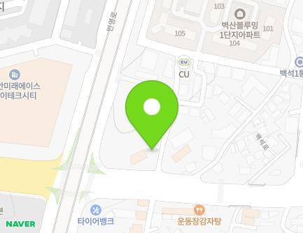 11-5 Baekseok-ro, Seobuk-gu, Cheonan-si, Chungcheongnam-do, Republic of Korea Map