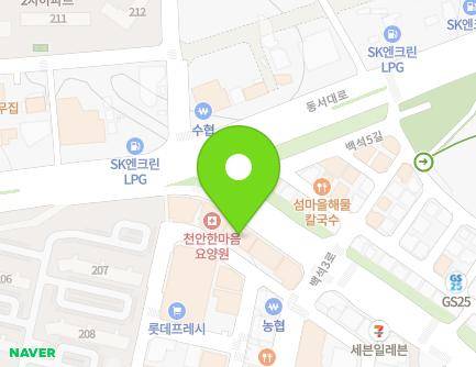 116 Baekseok-ro, Seobuk-gu, Cheonan-si, Chungcheongnam-do, Republic of Korea Map