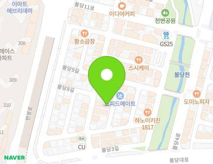 13-5 Buldang 8-gil, Seobuk-gu, Cheonan-si, Chungcheongnam-do, Republic of Korea Map