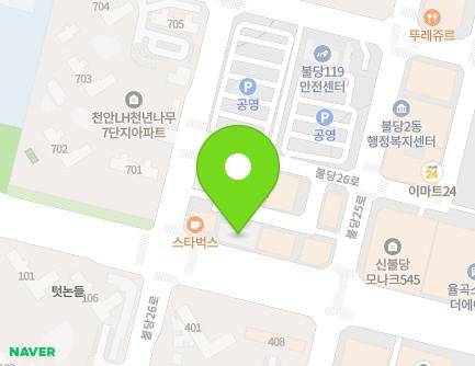 71 Buldang 22-daero, Seobuk-gu, Cheonan-si, Chungcheongnam-do, Republic of Korea Map