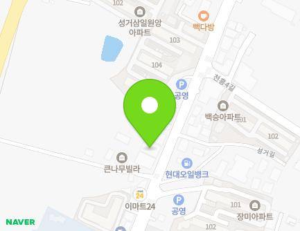 87 Seonggeo-gil, Seonggeo-eup, Seobuk-gu, Cheonan-si, Chungcheongnam-do, Republic of Korea Map