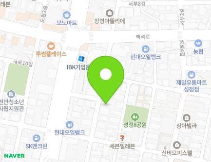 40 Seongjeong 1-gil, Seobuk-gu, Cheonan-si, Chungcheongnam-do, Republic of Korea Map