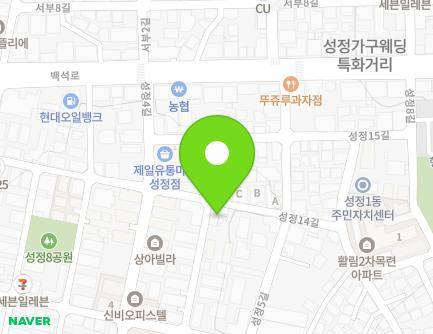 24 Seongjeong 14-gil, Seobuk-gu, Cheonan-si, Chungcheongnam-do, Republic of Korea Map