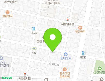 54 Seobu 12-gil, Seobuk-gu, Cheonan-si, Chungcheongnam-do, Republic of Korea Map