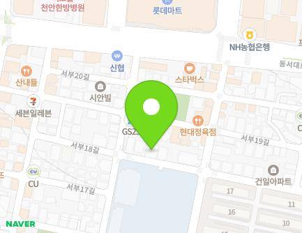 17 Seobu 18-gil, Seobuk-gu, Cheonan-si, Chungcheongnam-do, Republic of Korea Map