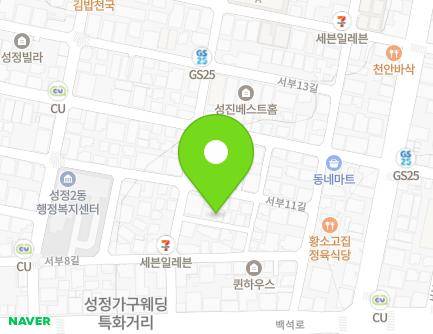 12-3 Seobu 4-gil, Seobuk-gu, Cheonan-si, Chungcheongnam-do, Republic of Korea Map