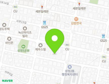 19-2 Seobu 11-gil, Seobuk-gu, Cheonan-si, Chungcheongnam-do, Republic of Korea Map