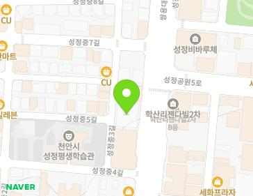 39-7 Seongjeongjung 4-gil, Seobuk-gu, Cheonan-si, Chungcheongnam-do, Republic of Korea 39-7 Seongjeongjung 4-gil, Seobuk-gu, Cheonan-si, Chungcheongnam-do, Republic of Korea Map