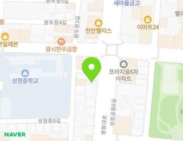 39-11 Seongjeongjung 7-gil, Seobuk-gu, Cheonan-si, Chungcheongnam-do, Republic of Korea 39-11 Seongjeongjung 7-gil, Seobuk-gu, Cheonan-si, Chungcheongnam-do, Republic of Korea Map