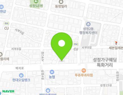 261 Baekseok-ro, Seobuk-gu, Cheonan-si, Chungcheongnam-do, Republic of Korea Map
