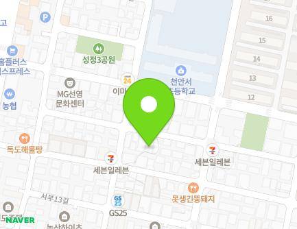 16 Seobu 15-gil, Seobuk-gu, Cheonan-si, Chungcheongnam-do, Republic of Korea Map