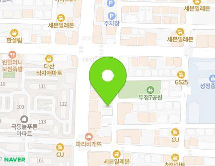 25 Seongjeongjung 1-gil, Seobuk-gu, Cheonan-si, Chungcheongnam-do, Republic of Korea Map