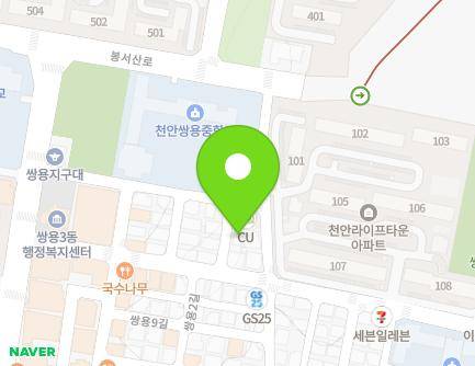 18-3 Ssangyong 12-gil, Seobuk-gu, Cheonan-si, Chungcheongnam-do, Republic of Korea Map